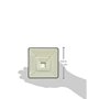 Ibili 784203 Lot de 9 emporte-pièces carré lisse, Blanc