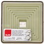 Ibili 784203 Lot de 9 emporte-pièces carré lisse, Blanc
