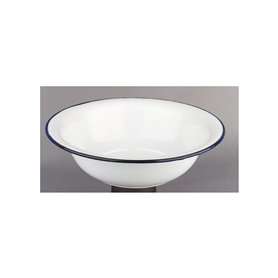 Ibili 903132 Cuvette en acier émaillé vitrifié 32 cm Blanche