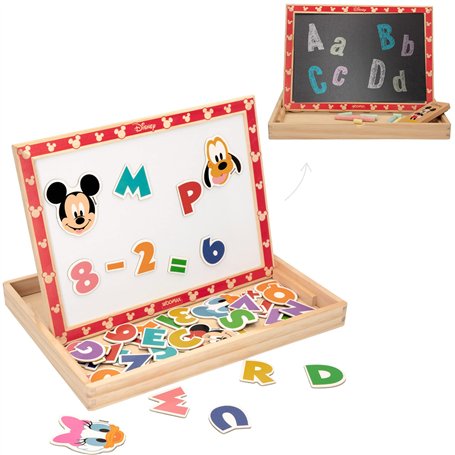 ColorBaby Disney Woomax-Disney Tableau magnétique en bois 12 x 9 x 8 cm + 3 a (48736)