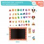 ColorBaby Disney Woomax-Disney Tableau magnétique en bois 12 x 9 x 8 cm + 3 a (48736)
