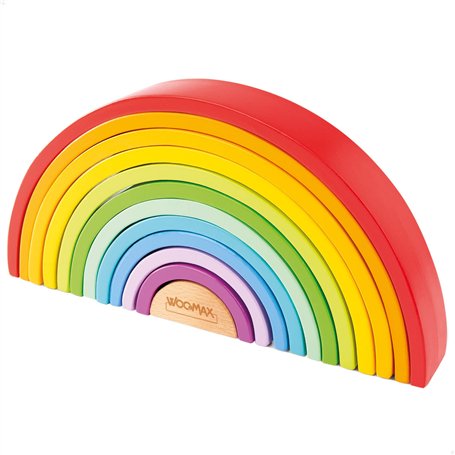 WOOMAX ColorBaby 49305 Arc-en-Ciel en Bois XL +18 m