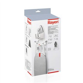 Rayen | Planche à repasser et cintre en fer | avec isolation thermique | Universel | Dimensions : 43 x 31