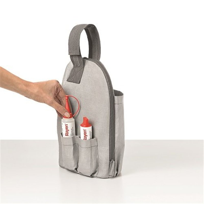 Image secondaire de Rayen - Housse pour Fer à Repasser - Protection Totale - Isolation de la Chaleur - Universelle - Anse avec Velcro - Organisation