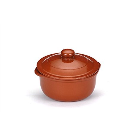 RAIMUNDO SÁNCHEZ Casserole en terre cuite avec couvercle 32 cm