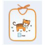 Ti TIN, Lot de 7 Bavoirs Éponge Imprimé Imperméable, 23x26cm | 73% Coton - 27% Polyester - Bavoir Bébé 6 à 12 mois - Boucle Ruba