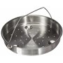 Lacor R71874G Panier Cuit-Vapeur / Trépied pour Cocotte Minute Classique 22-24 cm, Argenté
