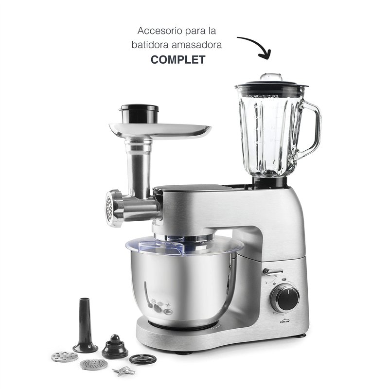 Image secondaire de Lacor 69584 Carafe pour mixeur Delicy, récipient en Verre, idéal pour Les zumos, Smoothies et crèmes, 4 Lames, Couvercle herméti