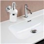 EXLECO Distributeur de Savon Mural en Matt Verre 200ML 304 Acier Inoxydable Distributeur de Pompe à Presser Mural Salle de Bain 