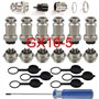 RUNCCI-YUN 6Pcs GX16-5 Broches Aviation Connecteur