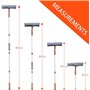 Lave-vitres télescopique avec tête Flexible