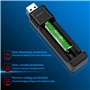 Chargeur de Batterie ANVOW Smart AAAA avec Piles AAAA Rechargeables à 2 compteurs - Ni-MH 1.2V 400mAh Stylet de Surface Stylo Ac