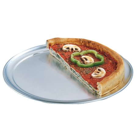 García de Pou Assiette à Pizza Plate 33 cm Argente Aluminium