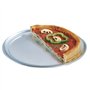 García de Pou Assiette à Pizza Plate 33 cm Argente Aluminium