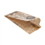 500 unité - Papier Ingraissables Ouvert 2 Côtés - Hot Dog 'Times' 34 G/M2 9+3X22 Cm Naturel Parch.Ingraissable