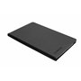 SILVER HT - Housse Universelle Wave avec Clavier pour tablettes de 9 à 11 Pouces avec câble Micro USB/C Noir