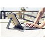 SILVER HT - Housse Universelle Wave avec Clavier pour tablettes de 9 à 11 Pouces avec câble Micro USB/C Noir