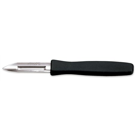 Arcos Gadgets Professionnels - Couteu D'Office Couteau à éplucher - Lame Acier Inoxydable 60 mm - Manche Polypropylène Couleur N