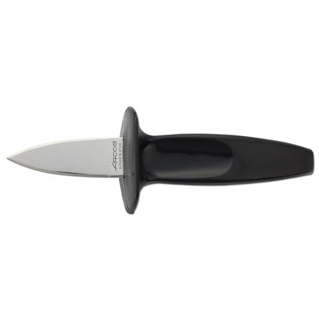 Arcos Ustensiles Professionnels - Couteau à huîtres Ouvre-huîtres - Lame Acier Inoxydable 60 mm - Manche Polypropylène Couleur N