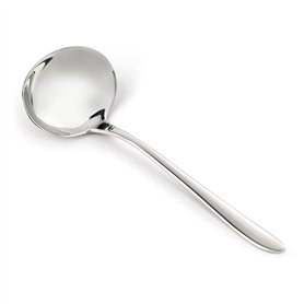 Arcos Séries Berlin - Louche à Crème Cuillerée à Soupe - Monobloc d'une Pièce Acier Inoxydable 18/10 et 180 mm Couleur Argent