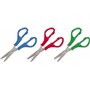 Liderpapel 918626 Ciseaux 5-8 Ans Économique Pointes Arrondies Anti-Coupe Lame Acier Inoxydable 14 cm Étui Couleurs Assorties