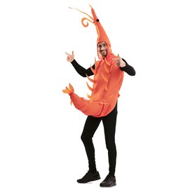 EUROCARNAVALES Deguisement de crevette adulte taille M/L