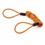 Artago R1 Cable Rappel en Acier Tressé de Haute Qualité, 140 cm, Revêtement Anti-Égratignures, Rappel Universel pour Antivol Blo