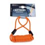 Artago R1 Cable Rappel en Acier Tressé de Haute Qualité, 140 cm, Revêtement Anti-Égratignures, Rappel Universel pour Antivol Blo
