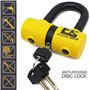 FR SECURITE FR50 Antivol Moto Homologué SRA, Bloque Disque Mini U ø18mm en Acier Cémenté, Testé contre Sciage Coupe-Boulons, Blo