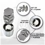 ECROUS ANTIVOL 12X1.50 4PCS + 2 CLEFS avec Numero DE Series