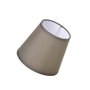 Rétro Abat-jour Marron 13 cm - Lampshade - Polyester - Rectangulaire - Marron