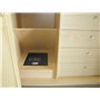 ARREGUI Basa 20000-S7 Coffre-fort à cacher pour armoire, ouverture à code électronique, 11 x 31 x 38 cm, 11 L Noir