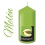 Flower - Bougie parfumée au melon | Parfum naturel et durable | Utilisation intérieure et extérieure | Fabriquée avec des ingréd