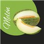 Flower - Bougie parfumée au melon | Parfum naturel et durable | Utilisation intérieure et extérieure | Fabriquée avec des ingréd