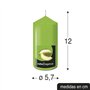 Flower - Bougie parfumée au melon | Parfum naturel et durable | Utilisation intérieure et extérieure | Fabriquée avec des ingréd