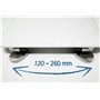 ABATTANT WC COMPATIBLE | CHARNIÈRE SPÉCIALE EXTRA LONGUE ACIER INOX | FORME D U | RÉGLABLE ET DECLIPSABLE | FACILE INSTALATION E