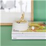 Balvi Boîte à Bijoux Ballerina Couleur Blanc et doré Mat. Petite boîte en céramique pour Bijoux avec