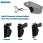 Gexgune Étuis de Ceinture cachés pour la Chasse Sac de Pistolet Tactique IWB OWB Gun Holster s'adapte aux sous-compactes aux Gra