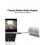 Vention Câble Jack Audio Câble Auxiliaire 3.5mm Mâle vers Mâle Nylon Tressé Jack Stéréo Câble Aux Voiture pour Autoradios, iPhon