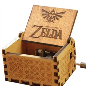 Cuzit The Legend of Zelda Boîte à musique en bois sculpté antique