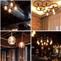 EXTRASTAR E27 Ampoule LED Vintage 4 Pack Edison Style Retro 6W Antique Lampe décorative Blanc Chaud 2200K 600LM Non-Dimmable, Lo