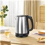 Aigostar Milo - Bouilloire Électrique en Acier Inoxydable 1,7 L, 2200W avec Filtre Anticalcaire, sans fil, Arrêt Automatique, id