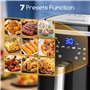 Aigostar Cube - Friteuse à air sans huile de XXL, 1900W, 7L air fryer. Livre de recettes inclus. Mode manuel et fonction maintie
