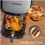 Aigostar Cube - Friteuse à air sans huile de XXL, 1900W, 7L air fryer. Livre de recettes inclus. Mode manuel et fonction maintie