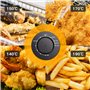 Aigostar Ushas 30HEZ - Friteuse en acier inoxydable de type 304. 2200W, capacite de 3L. Cuve amovible pour vider l'huile. 100% s