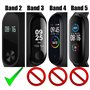 OcioDual Bracelet de Remplacement Silicone Compatible avec Xiaomi Mi Smart Band 2 Noir Sangle Doux Bande Anti-Perdu Rechange
