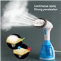 KOREY Défroisseur Vapeur, Fer à Repasser Vertical Portable 1500W 280ML Réchauffage Rapide Défroisseur à Main Vapeur à Vêtements,
