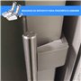 Anakel Home Charnière de porte Kit de réparation pour Liebherr 21312263 | Pièces Détachées pour Frigo Liebherr Acier inoxydable 