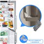Anakel Home Charnière de porte Kit de réparation pour Liebherr 21312263 | Pièces Détachées pour Frigo Liebherr Acier inoxydable 