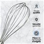 Anakel Home Accessoire Batteur Fouet BR64189652 Compatible avec le mélangeur Braun MR6500M | Tiges métalliques, 200 x 4 mm